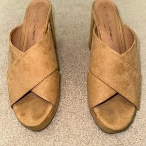 Chinese Laundry Taegan Platform Sandals (size 11, 4 inch heel)